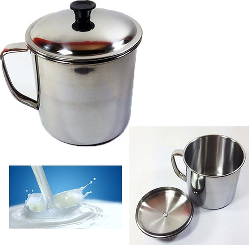 BRICCO BOLLILATTE CON COPERCHIO 10CM CONTENITORE LATTE CAFFè ACCIAIO PENTOLINO Casa e cucina/Pentole padelle e pirofile/Pentole e padelle/Pentolini da latte Trade Shop italia - Napoli, Commerciovirtuoso.it
