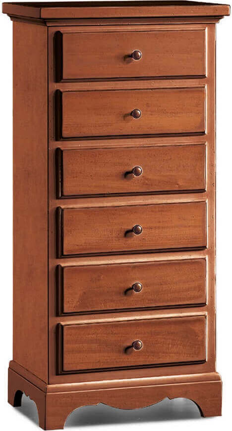 BRIDGET---cassettiera-in-legno-massello-50x35x105-Tinta-noce-Milani-Home