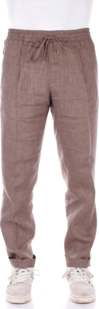 Briglia-Pantaloni-Marrone-da-uomo