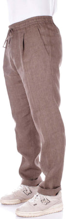 Briglia-Pantaloni-Marrone-da-uomo