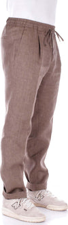Briglia-Pantaloni-Marrone-da-uomo