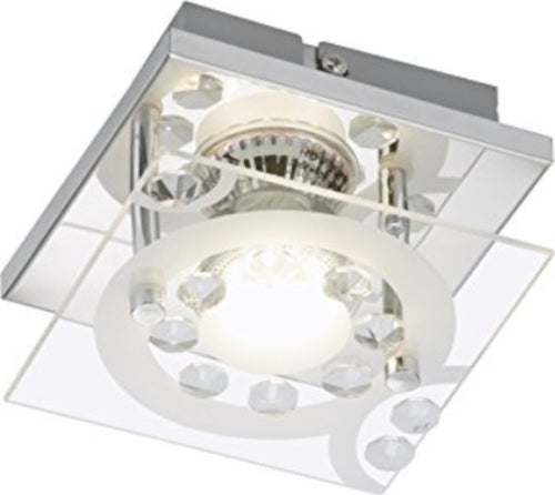 BRILONER---1-PLAFONIERA-LED-3W--GU10---250-lumen---3000K-CROMO