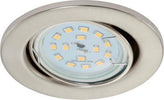 BRILONER---3-FARETTI-LED-DA-INCASSO-ORIENTABILI-D.-8,6-GU10-5-watt-400-lumen-NICKEL-SATINATO