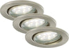 BRILONER---3-FARETTI-LED-INCASSO-3W--GU10-250LM-NICHEL-SATINATO