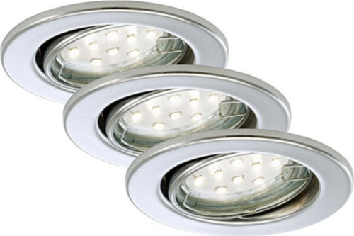 BRILONER---3-FARETTI-LED-INCASSO-ORIENTABILI---3x3W-250LM---IP23