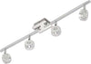 BRILONER---BARRA-4-FARETTI-LED-ORIENTABILI-3,5W-350LM-3.000K---STRUTTURA-IN-METALLO/PLASTICA-CROMATA-910MM