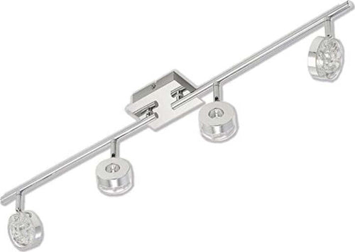 BRILONER---BARRA-4-FARETTI-LED-ORIENTABILI-3,5W-350LM-3.000K---STRUTTURA-IN-METALLO/PLASTICA-CROMATA-910MM