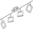 BRILONER---BARRA-SNODATA-4-LED---3,5W-330LM---METALLO-ACRILICO/CROMO