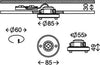 BRILONER---FARETTO-LED-DA-INCASSO-5W-400-lumen-NICKEL-OPACO