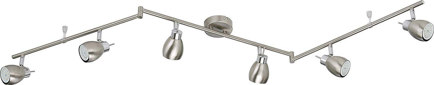 BRILONER---LAMPADA-LED-DA-SOFFITTO-ORIENTABILE-A-6-LUCI,-ATTACCO-GU10-5WATT