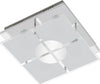 BRILONER---PLAFONIERA-4-LED---3W-250LM-3000K-CROMO/VETRO-SATINATO