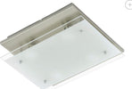 BRILONER---PLAFONIERA-4-LEDxGU10---3W-250LM-3000K---NICHEL-SATINATO-OPACO/VETRO