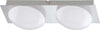 Briloner---PLAFONIERA-Cromo-Bianco-Angolare-2-X-5W-800lm-Caldo-34cm