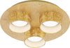 BRILONER---PLAFONIERA-LE-PRO-D.-32cm-A-3-LUCI-5-watt-350-lumen-ORO-ANTICHIZZATO