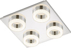 BRILONER---PLAFONIERA-LED-PEPPER-32-x-32cm-4-LUCI-3,5-watt-350-lumen