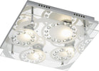 BRILONER---PLAFONIERA-LED-TORA-4-x-GU10-3-watt-250-lumen-3000K-CROMO-E-VETRO-TRASPARENTE