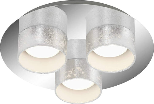 BRILONER---PLAFONIERA-PRO-D.-32cm-3-LUCI-LED-5-watt-350-lumen-ARGENTO-ANTICHIZZATO