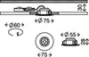 BRILONER---SET-3-FARETTI-DA-INCASSO-3X5W-400LM-FISSO-IP44
