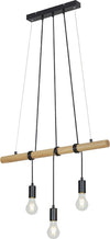 BRILONER---SOSPENSIONE-LUNGHEZZA-70cm-3-LUCI-E27-IN-LEGNO-BRILLANTE-E-MONTATURA-NERA