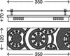 BRILONER-3564-038---APPLLIQUE-ROCK-LED-3X5W-400LM