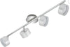BRILONER--BARRA-SNODATA--4-LEDx5Wx350LUMEN-ARGENTO-ANTICHIZZATO