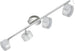 BRILONER--BARRA-SNODATA--4-LEDx5Wx350LUMEN-ARGENTO-ANTICHIZZATO
