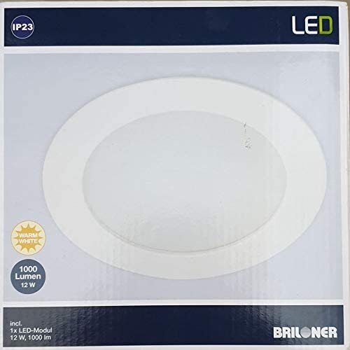 BRILONER-FARETTO-INCASSO-LED-1X12W-1000LM-IP23-FISSO