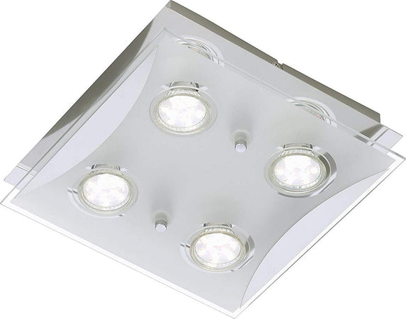 Briloner-Leuchten-Lampada-da-soffitto-GU10,-3-W,-Rettangolare-[Classe-di-efficienza-energetica-A+]