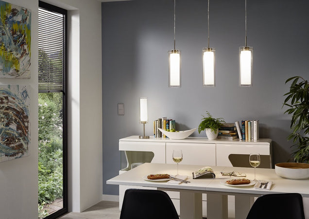 Briloner-Leuchten-Lampada-per-Sospensione-Integrata,-5-W,-Satinati-[Classe-di-efficienza-energetica-A+]