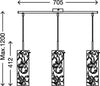 Briloner-Leuchten-Lampada-per-Sospensione-Integrata,-5-W,-Satinati-[Classe-di-efficienza-energetica-A+]