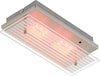 Briloner-Leuchten-LED-Applique-Integrata,-3.6-W,-Satinati,-27-x-12-x-6.6-cm-[Classe-di-efficienza-energetica-A+]