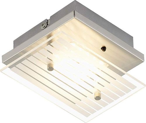 Briloner-Leuchten-LED-Applique-Integrata,-3.6-W,-Satinati-[Classe-di-efficienza-energetica-A+]