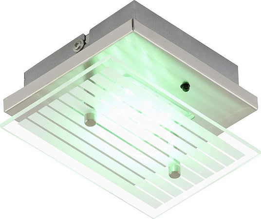 Briloner-Leuchten-LED-Applique-Integrata,-3.6-W,-Satinati-[Classe-di-efficienza-energetica-A+]