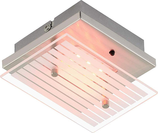 Briloner-Leuchten-LED-Applique-Integrata,-3.6-W,-Satinati-[Classe-di-efficienza-energetica-A+]
