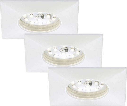 Briloner-Leuchten-Luci-da-Incasso,-Bianco,-3-unit