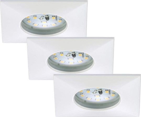 Briloner-Leuchten-Luci-da-Incasso,-Bianco,-3-unit