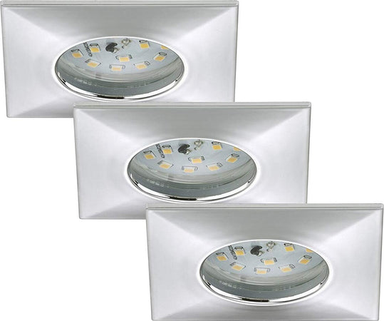 Briloner-Leuchten-Luci-da-Incasso-Integrata,-5-W,-Cromo,-5-unit