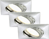 Briloner-Leuchten-Luci-da-Incasso-Integrata,-5-W,-Cromo,-5-unit