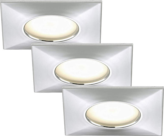 Briloner-Leuchten-Luci-da-Incasso-Integrata,-5-W,-Cromo,-5-unit