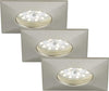 Briloner-Leuchten-Luci-da-Incasso-Integrata,-5-W,-Satinati,-3-unit