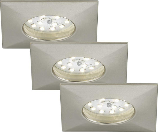Briloner-Leuchten-Luci-da-Incasso-Integrata,-5-W,-Satinati,-3-unit