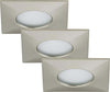 Briloner-Leuchten-Luci-da-Incasso-Integrata,-5-W,-Satinati,-3-unit