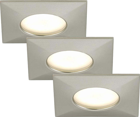 Briloner-Leuchten-Luci-da-Incasso-Integrata,-5-W,-Satinati,-3-unit