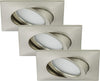 Briloner-Leuchten-Luci-da-Incasso-Integrata,-5-W,-Satinati,-5-unit