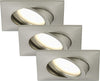 Briloner-Leuchten-Luci-da-Incasso-Integrata,-5-W,-Satinati,-5-unit