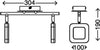 Briloner-Leuchten-Plafoniera-con-2-Faretti-LED-Integrata,-4-W,-Argento-[Classe-di-efficienza-energetica-A+]