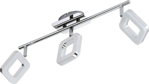 Briloner-Leuchten-Plafoniera-con-3-Faretti-LED-Integrata,-4-W,-Argento-[Classe-di-efficienza-energetica-A+]