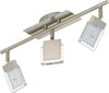 Briloner-Leuchten-Plafoniera-con-FarettiLED-Integrata,-4.5-W,-Satinati,-48.5-x-8-x-8.7-cm-[Classe-di-efficienza-energetica-A+]