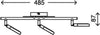 Briloner-Leuchten-Plafoniera-con-FarettiLED-Integrata,-4.5-W,-Satinati,-48.5-x-8-x-8.7-cm-[Classe-di-efficienza-energetica-A+]