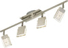 Briloner-Leuchten-Plafoniera-con-FarettiLED-Integrata,-4.5-W,-Satinati-[Classe-di-efficienza-energetica-A+]